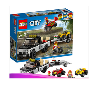 乐高 玩具 城市组 City 5岁-12岁 全地形车赛车队 60148 积木LEGO