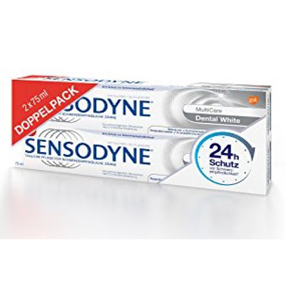 舒适达（sensodyne）专业修复美白抗敏感牙膏75ml * 2支
