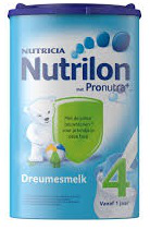 荷兰牛栏nutrilon 婴儿奶粉4段 800克