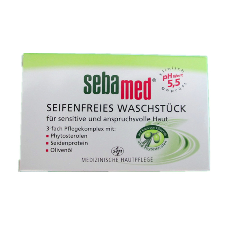 德国Sebamed抗敏感橄榄油洁面白香皂150g