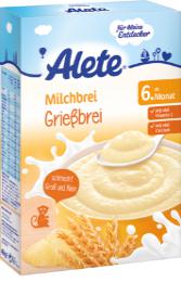 德国雀巢阿尔特Alete 高钙牛奶谷物混合米粉 6M 450g