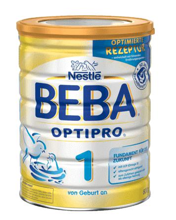 德国Nestlé雀巢BEBA贝巴奶粉1段*（新生儿）800g