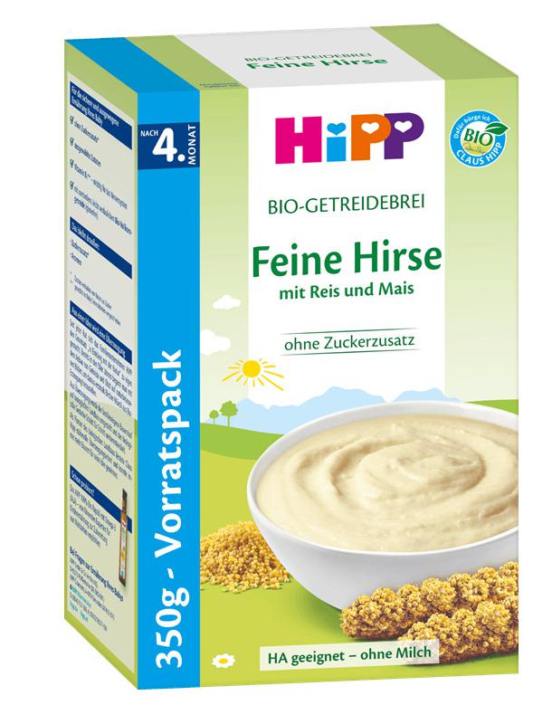 德国喜宝HIPP 有机免敏小米米粉 4M 350g