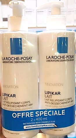 法国LaRochePosay理肤泉莹润温和身体乳 400mlx2
