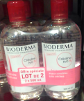 法国贝德玛Bioderma卸妆水（粉色TS） 500mlx2