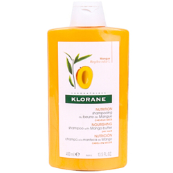 法国Klorane蔻罗兰芒果洗发水+赠送芒果护发素小样400ml+50ml