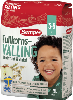瑞典Semper森宝三岁儿童谷物奶粉725g