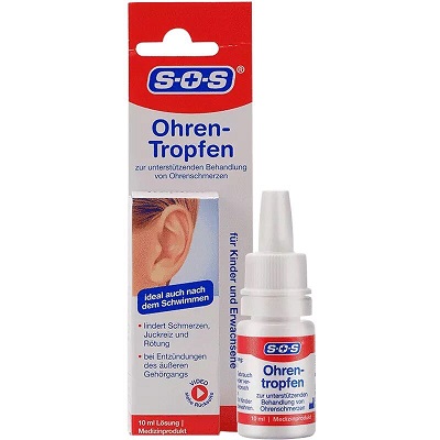 SOS Ohrentropfen婴幼儿耳喷中耳炎耵聍软化